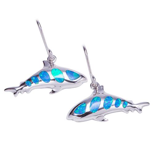 shark earrings