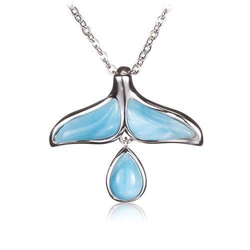 whale tail pendant