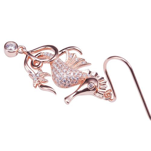 seahorse earring