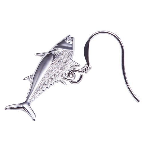 fish pendant tuna earring