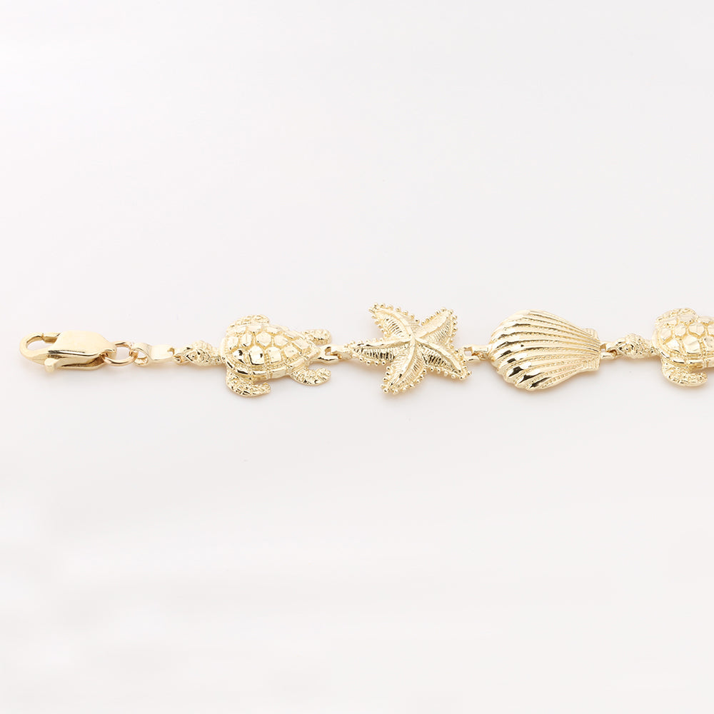 Gold sea clearance life bracelet