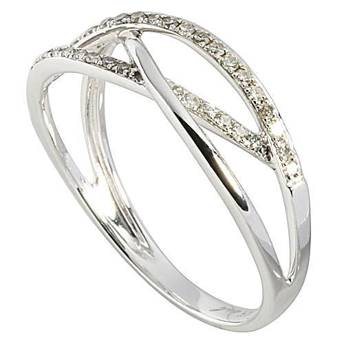 0.17 ct. t.w.  Diamond Ring in Solid 14K White Gold - Hanalei Jeweler